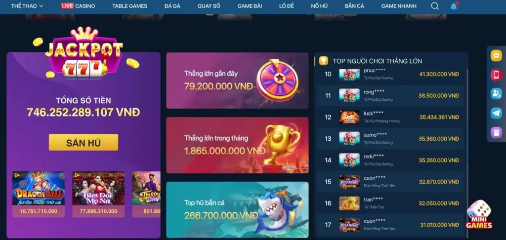 Nổ hũ và bắn cá full88 xổ số
